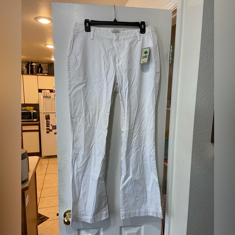 Straight Leg White Pants